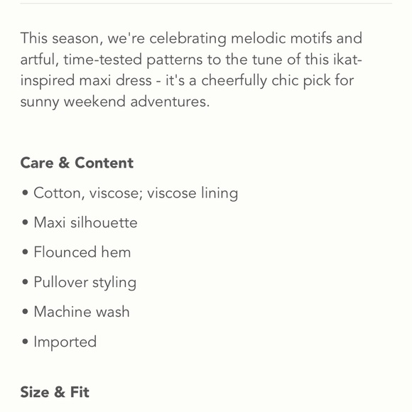 NWT Anthropologie Felipa Maxi Dress 3x - Picture 13 of 13